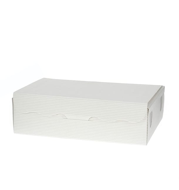 Caja para Dulces y Bombones Blanca 11x6,5x2,5cm 100g 