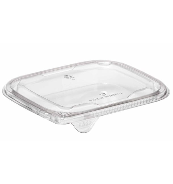 Tapa Plana Plástico para Ensaladera PET 12x12cm (50 Uds)