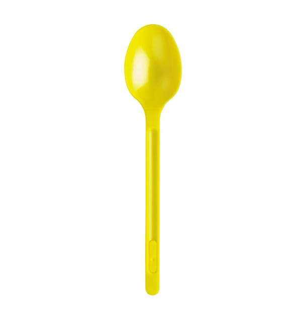 Cuchara de Plastico Amarillo PS 165mm (600 Uds)