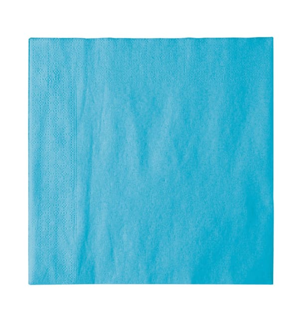 Servilleta de Papel 2 Capas Azul 33x33cm (1200 Uds)