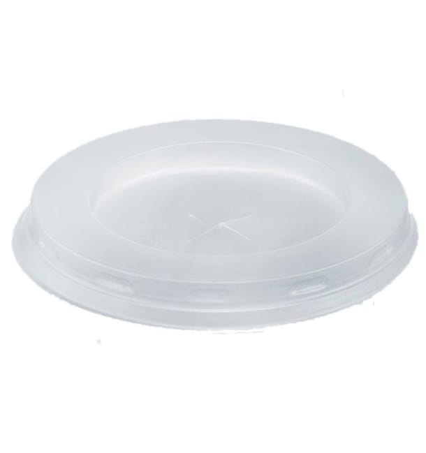 Tapa Plastico PS Blanca Vaso Cristal 200/250ml Ø7,2cm (1000 Uds)