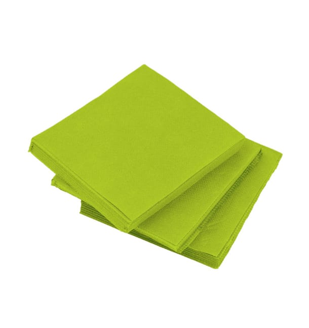 Servilleta de Papel Cocktail Pistacho 20x20cm (2400 Uds)