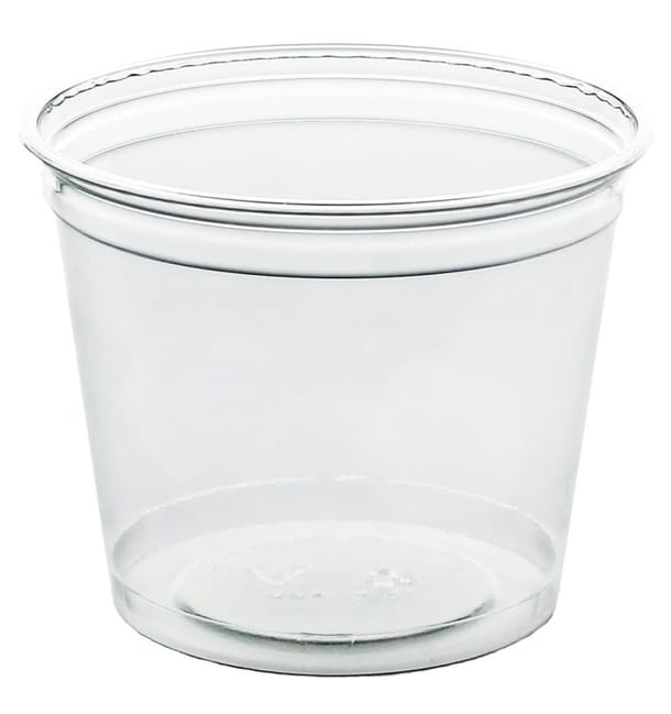 Vaso de Plástico Rígido de PET 215ml Ø8,1cm (50 Uds)