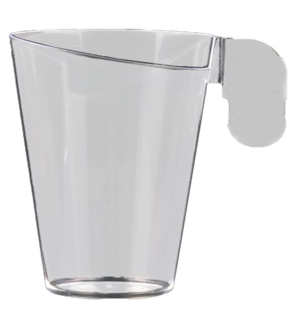 Taza de Plástico Design Transparente 72ml (240 Uds)