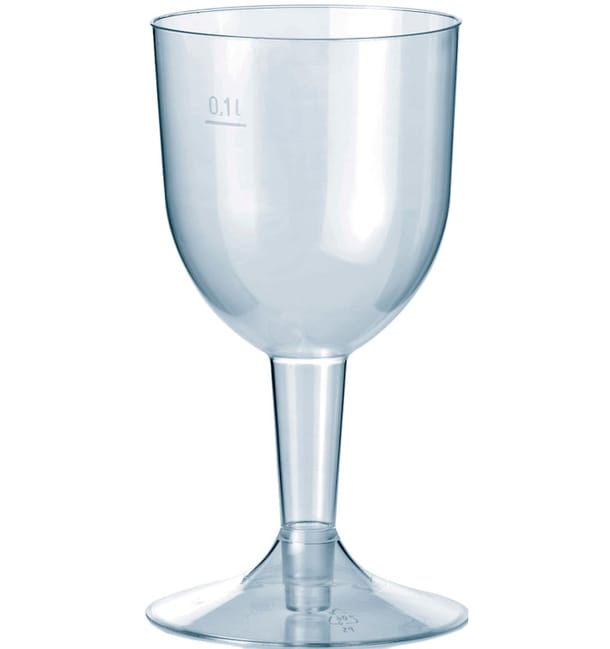 Copa de Plastico Premium Agua o Vino 140ml (20 Uds)