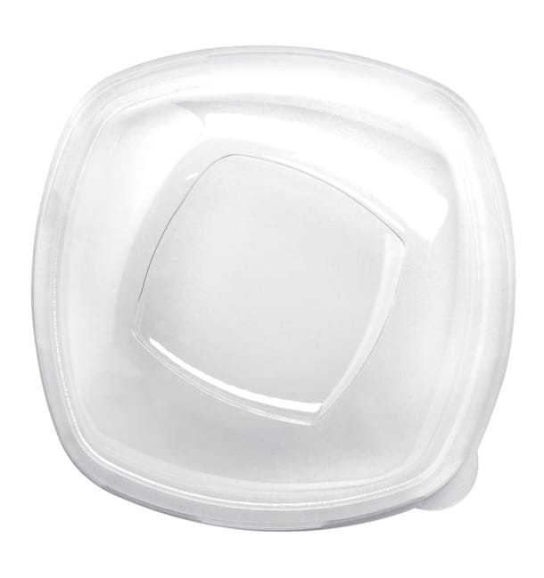 Tapa de Plastico Transp. para Bol Square PET 210mm (30 Uds)