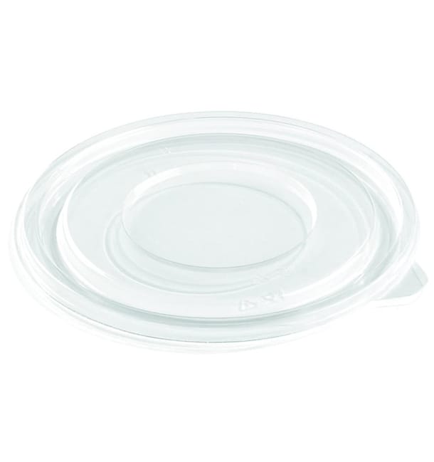 Tapa Plana de Plástico para Bol PET Ø140mm (500 Uds)