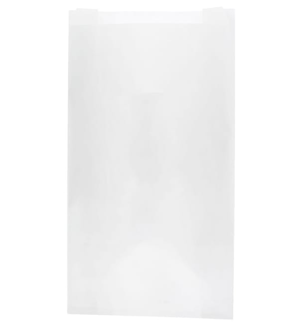 Bolsa de Papel Blanca 14+7x24cm (1000 Unidades)
