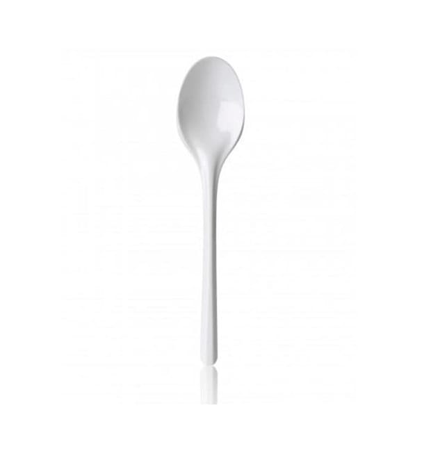 Cuchara de Plastico PS Blanco 165 mm 