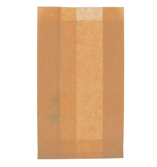 Bolsa para Hamburguesa Antigrasa Kraft 12+6x20cm (1000 Uds)