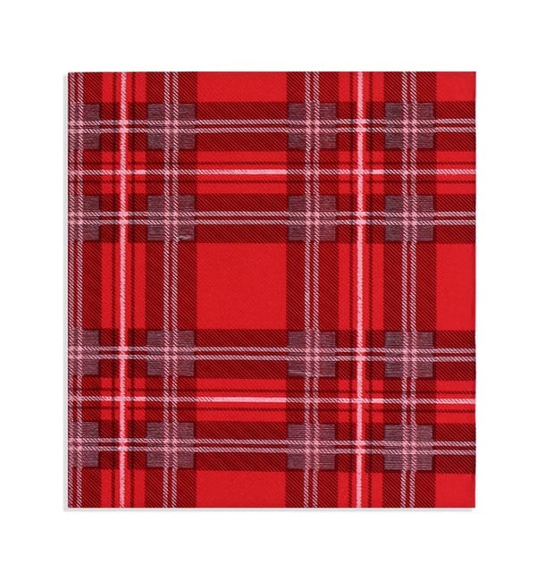 Servilleta Papel "Glasgow" Punta-Punta 40x40cm (50 Uds)