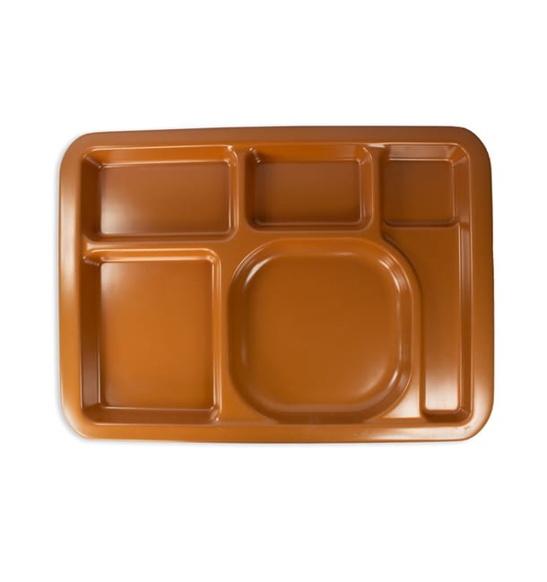 Bandeja de Plastico PS Dura Chocolate 5C 470x350mm (25 Uds)