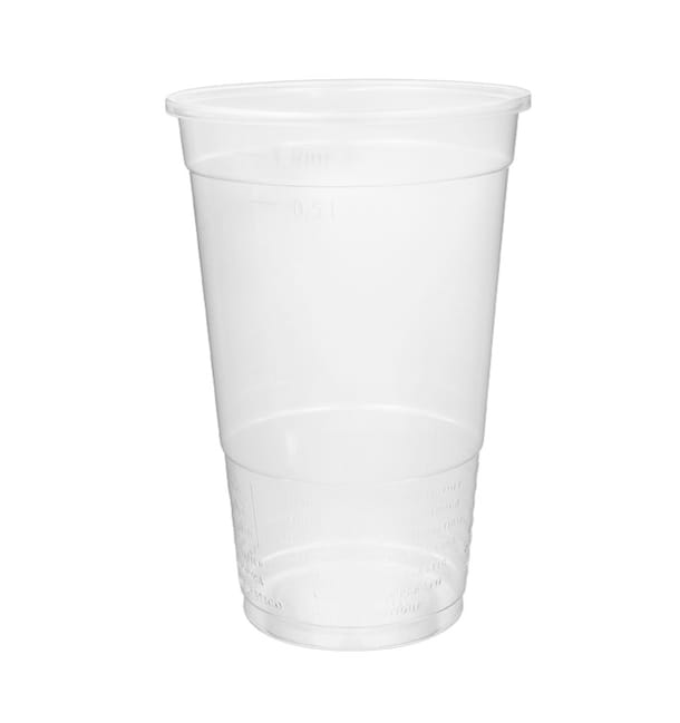 Vaso de Plastico PP Transparente 400ml Ø9,4cm (50 Uds)