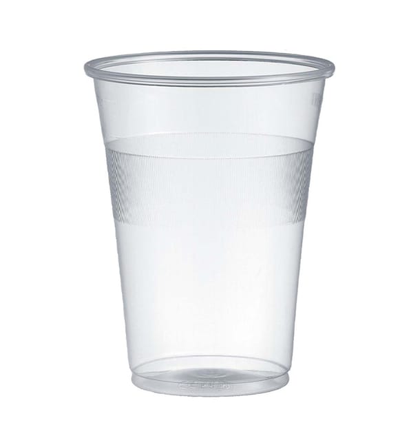 Vaso de Plastico PP Transparente 300ml Ø7,7cm (50 Uds)