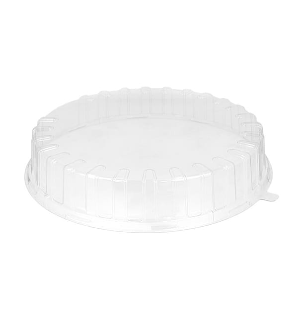 Tapa para Envase Tarta APET Transparente Ø31x6cm (90 Uds)