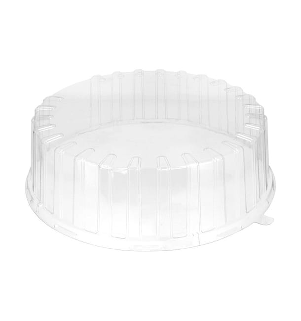 Tapa para Envase Tarta APET Transparente Ø31x10cm (15 Uds)