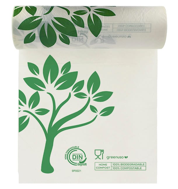 Stock Your Home Bolsas de comestibles ecológicas (100 unidades) bolsas de  plástico biodegradables para supermercados, bolsas de compras de
