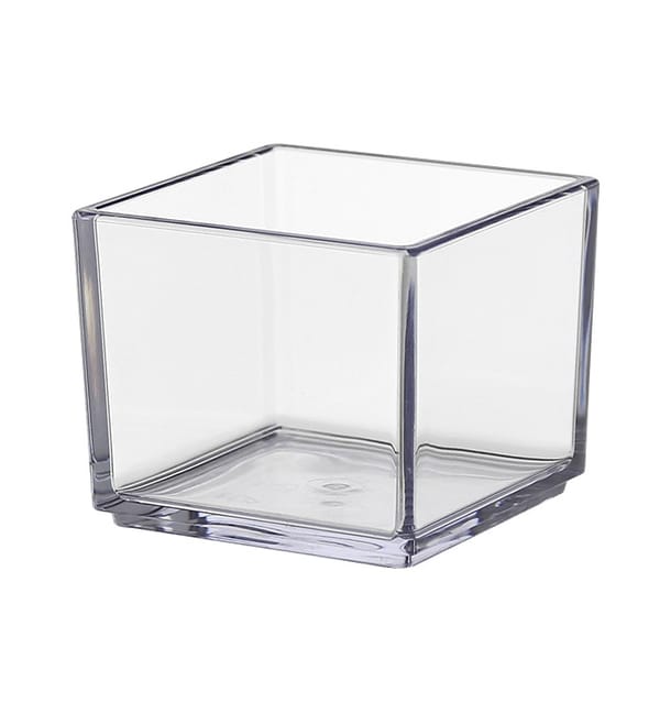 Bol Degustación Durable SAN “Cube” Transparente 65ml (6 Uds)