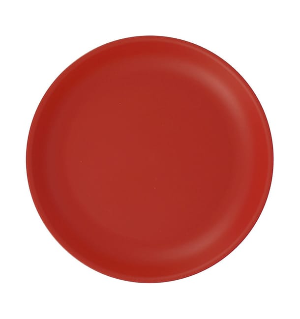 Plato Reutilizable Durable PP Mineral Rojo Ø21cm (54 Uds)