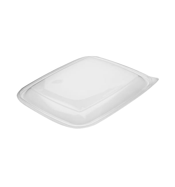 Tapa para Envase Rectangular Negro y Crema 23x16,5cm (75 Uds)