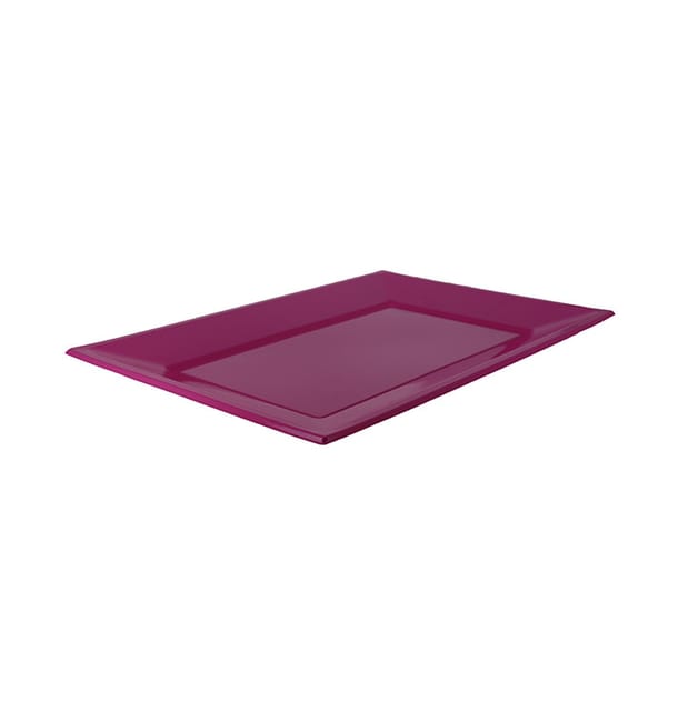 Bandeja de Plástico Fucsia 330x225mm (25 Uds)