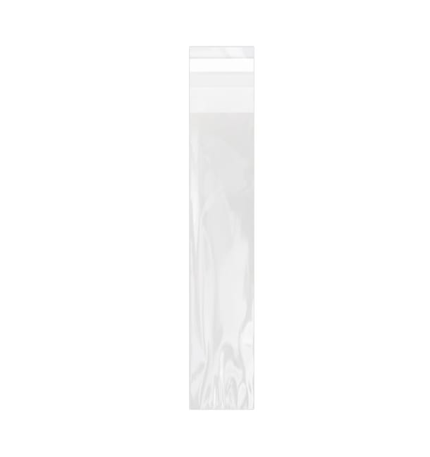 Bolsas de Plástico Biorientado con Solapa Adhesiva 3x17 cm G-160 (1000 Uds)