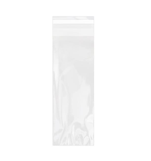 Bolsas de Plástico Biorientado con Solapa Adhesiva 7x20 cm G-160 (100 Uds)