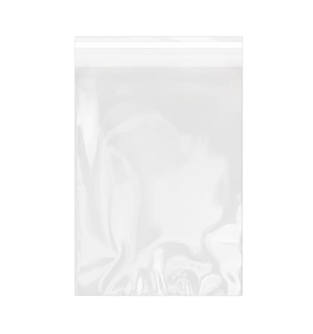 Bolsas de Plástico Biorientado con Solapa Adhesiva 25x35 cm G-160 (100 Uds)