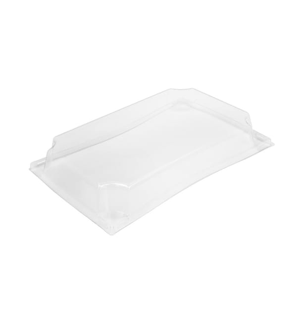 Tapa de Plástico PET para Envase 500ml 20,8x13,1cm (12 Uds)