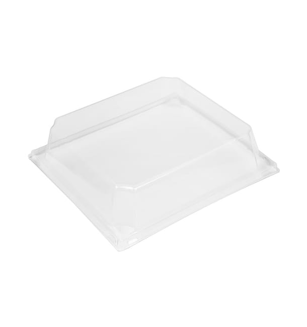 Tapa de Plástico PET para Envase 480ml 14,3x12,3cm (144 Uds)