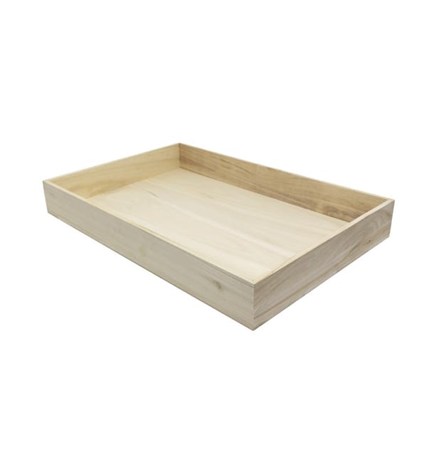 Caja para Presentación de Madera 60x40x7,5cm (8 Uds)