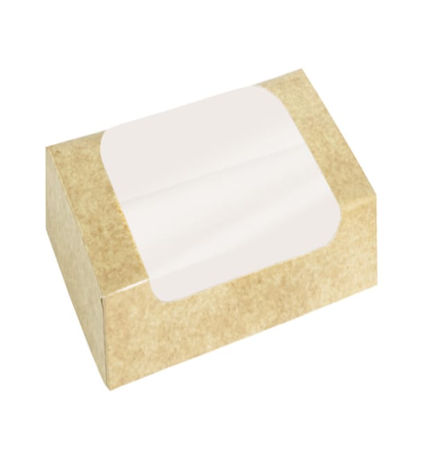 Envase de Cartón Rectangular PackiPack Vision Kraft 18x10x8cm (X Uds)