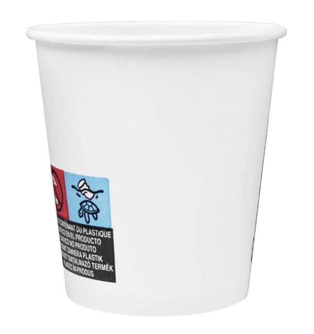 Vaso Cartón 4Oz/120ml Blanco (50 Uds)