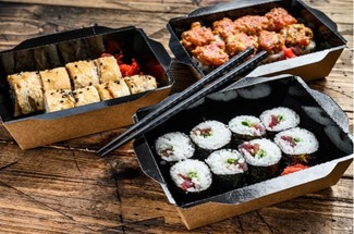 envases comida oriental sushi ramen